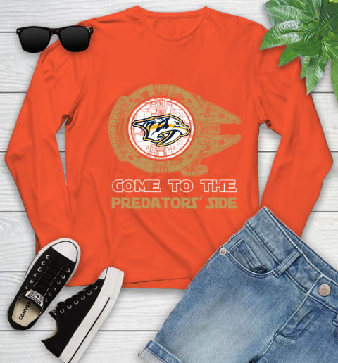 NHL Come To The Nashville Predators Wars Hockey Sports Youth Long Sleeve 3