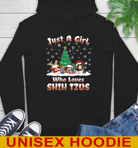 Christmas Just a girl who love shih tzus dog pet lover 13