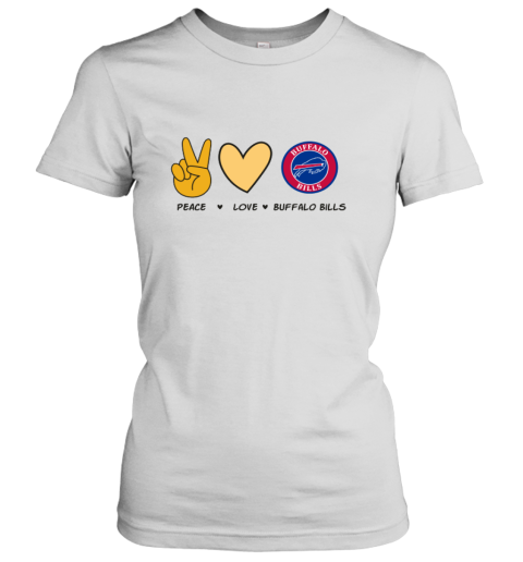 Peace Love Buffalo Bills Women's T-Shirt