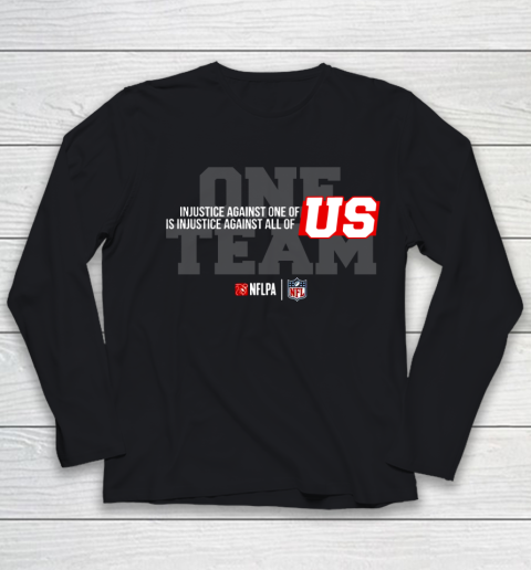 NFL End Racism Print In Front And Back Youth Long Sleeve