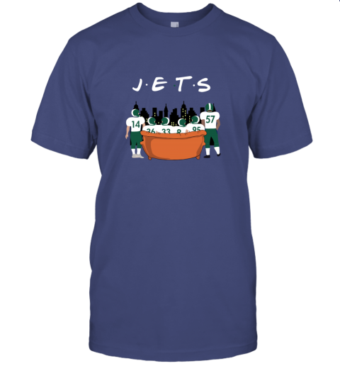 The New York Jets Together F.R.I.E.N.D.S NFL wvkm the new york jets together friends nfl classic t shirt 2 front purple