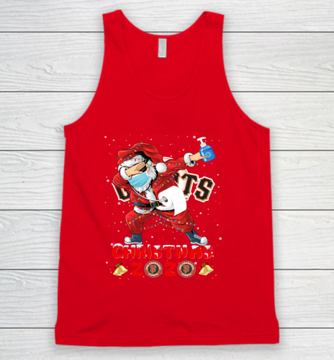 San Francisco Giants Funny Santa Claus Dabbing Christmas 2020 MLB Tank Top 5