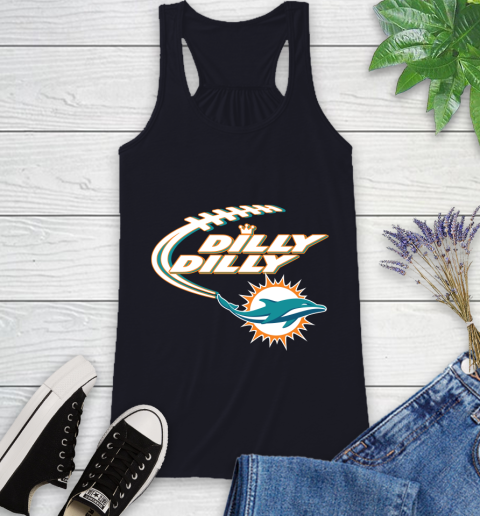 NFL Miami Dolphins Dilly Dilly Football Sports Racerback Tank 10