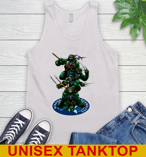 NBA Basketball Minnesota Timberwolves Teenage Mutant Ninja Turtles Shirt Tank Top
