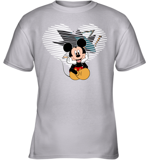 NHL San Jose Sharks Mickey Mouse Disney Hockey T Shirt - Rookbrand