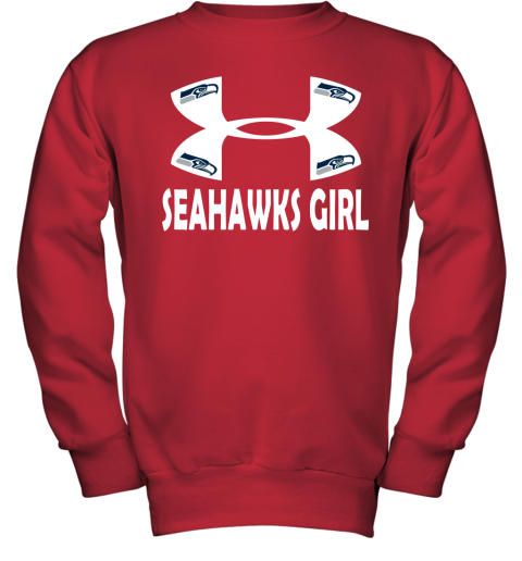 NFL Seattle Seahawks Girl Under Armour Football Sports Youth