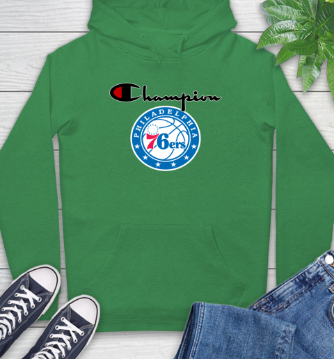 NBA Basketball Philadelphia 76ers Champion Shirt Hoodie 5