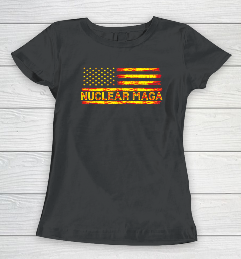 Nuclear Maga USA Flag Women's T-Shirt