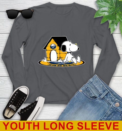 NHL Hockey Buffalo Sabres Snoopy The Peanuts Movie Shirt Youth Long Sleeve 9
