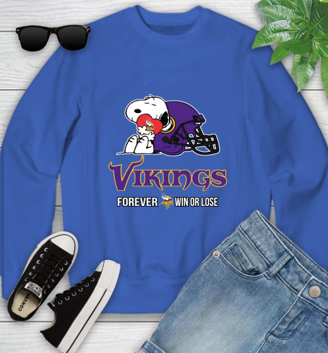 NFL The Peanuts Movie Snoopy Forever Win Or Lose Football Minnesota Vikings 122