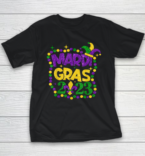 Happy Mardi Gras 2023 Jester Youth T-Shirt