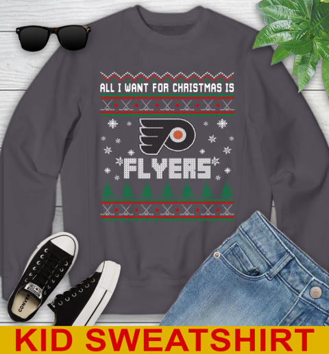 Philadelphia Flyers NHL Hockey All I Want For Christmas Is My Team Sports 113