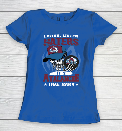 Listen Haters It is BLACKHAWKS Time Baby NHL Women's T-Shirt 8