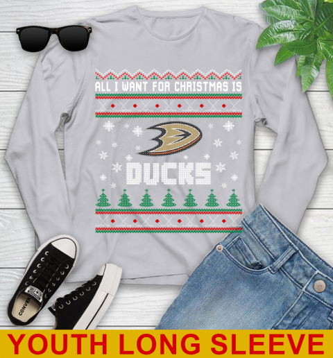 Anaheim Ducks NHL Hockey All I Want For Christmas Is My Team Sports 121