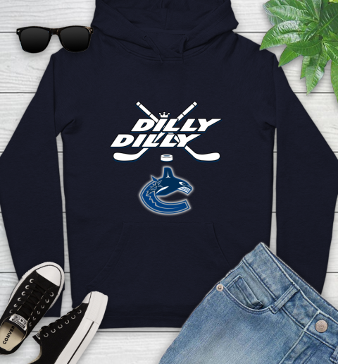 NHL Vancouver Canucks Dilly Dilly Hockey Sports Youth Hoodie 4