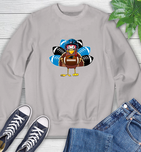 Carolina Panthers Turkey Thanksgiving Day Sweatshirt 12