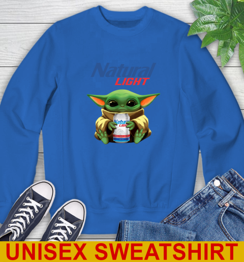 Star Wars Baby Yoda Hugs Natural Light Beer Shirt 33