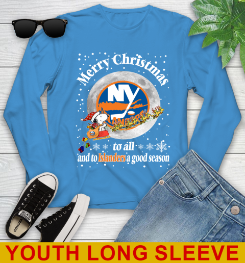 New York Islanders Merry Christmas To All And To Islanders A Good Season NHL Hockey Sports Youth Long Sleeve 9 New York Islanders Merry Christmas To All And To Islanders A Good Season NHL Hockey Sports Youth Long Sleeve - Image 9