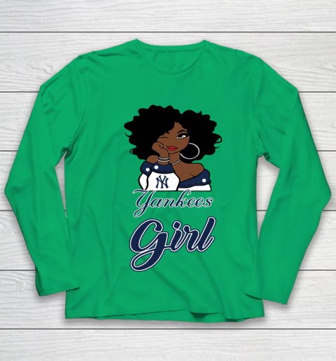New York Yankeess Girl MLB Youth Long Sleeve 6
