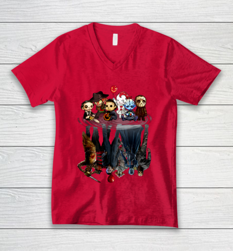 Creeps Halloween Horror Movies Gift T Shirt.0ESDTDUYC9 V-Neck T-Shirt 6
