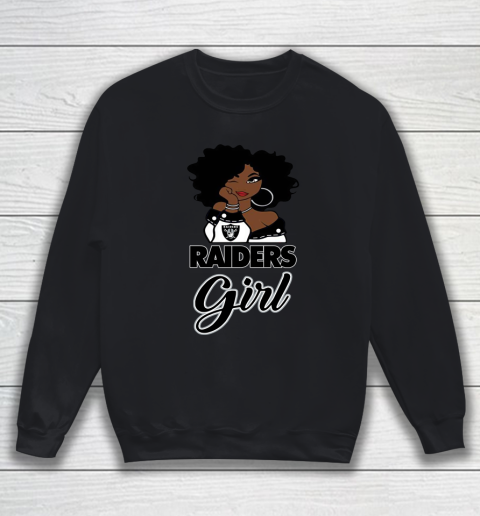 Oakland Raiders Girl NFL Sweatshirt