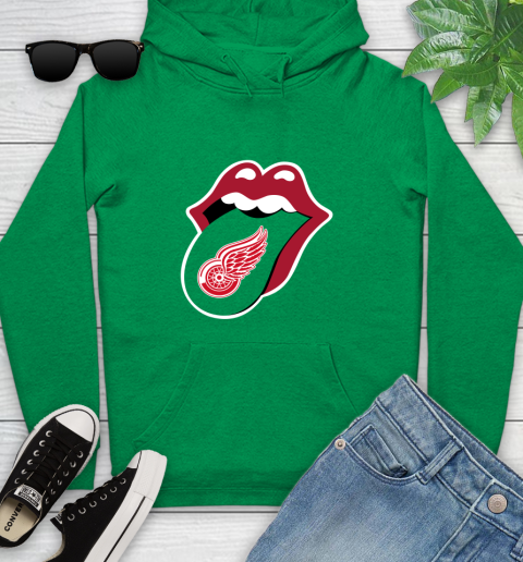 Detroit Red Wings NHL Hockey Lips I Root For My Team Adoring Fan 143