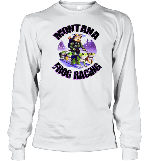 Montana frog racing Long Sleeve T-Shirt