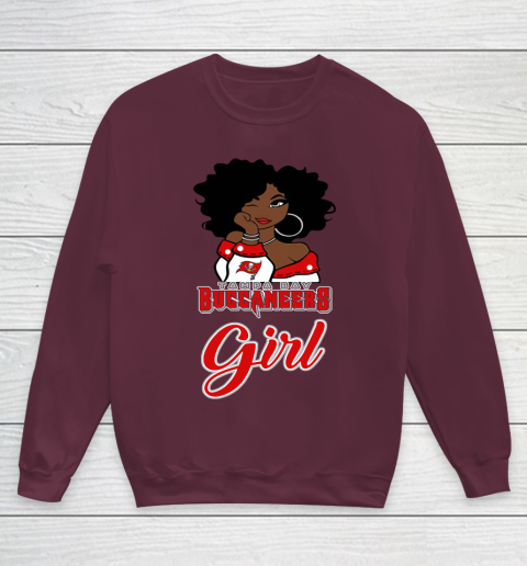 Tampa Bay Buccaneers Girl NFL Youth Sweatshirt 5