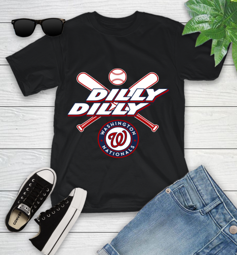 MLB Washington Nationals Dilly Dilly Baseball Sports Youth T-Shirt 2