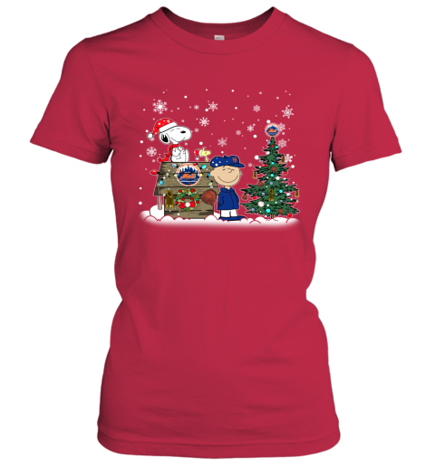 Official new York Mets Charlie Brown Snoopy New York Mets T-Shirt