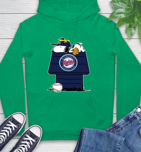 MLB Minnesota Twins Snoopy Woodstock The Peanuts Movie Baseball T Shirt Hoodie 8