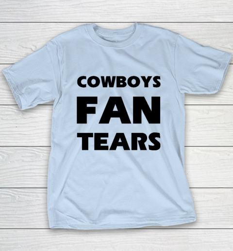 Cowboys Fan Tears Youth T-Shirt 5
