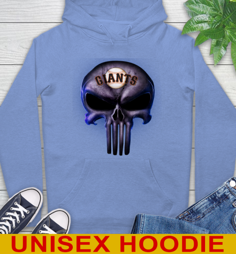 San Francisco Giants MLB Baseball Punisher Skull Sports Hoodie 11