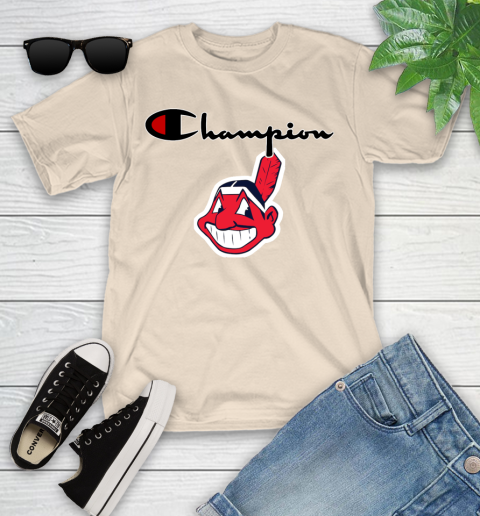 MLB Baseball Cleveland Indians Champion Shirt Youth T-Shirt 9