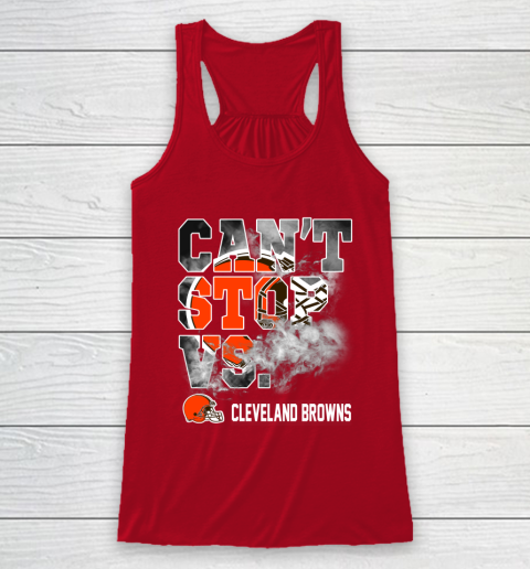 NFL Cleveland Browns Can't Stop Vs Racerback Tank 4