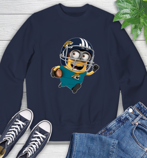 NFL Jacksonville Jaguars Minions Disney Football Sports Sweatshirt 3