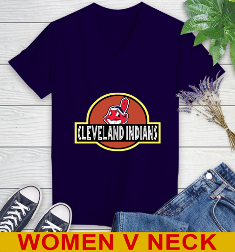 MLB Cleveland Indians Jurassic Park Dinosaur Movie Baseball Sports 80
