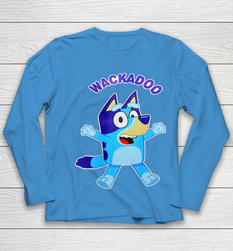 Wackadoo Blueys Love Fathers Day Gift Youth Long Sleeve 4
