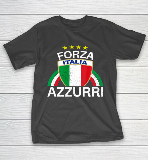 Funny Italia Football Soccer Italian Flag 2021 T-Shirt