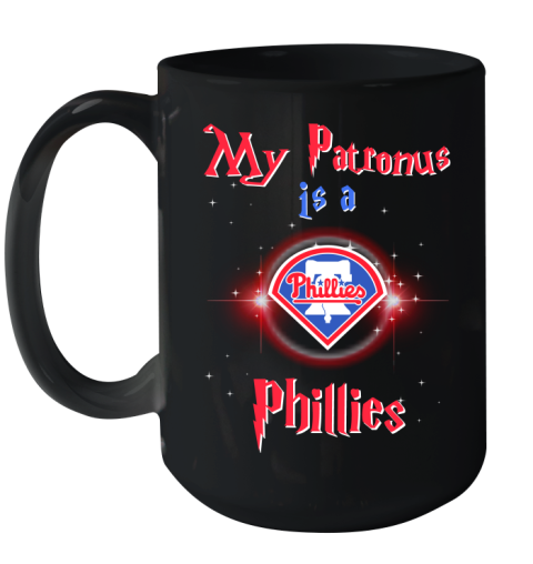 MLB Baseball Harry Potter My Patronus Is A Philadelphia Phillies Ceramic Mug 15oz