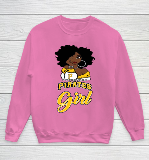 Pittsburgh Piratess Girl MLB Youth Sweatshirt 7