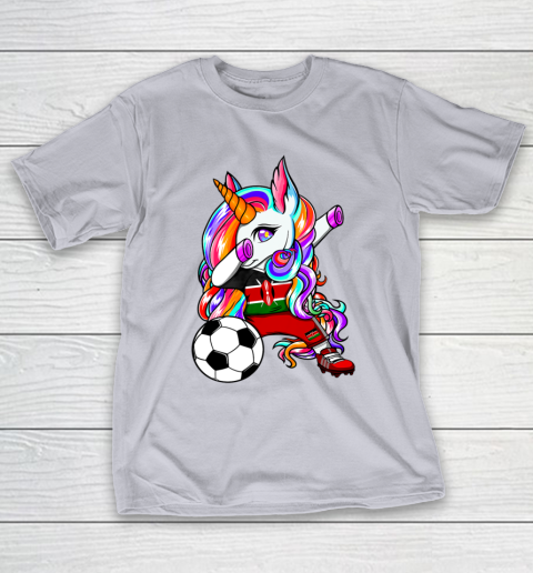 Dabbing Unicorn Kenya Soccer Fans Jersey Kenyan Football T-Shirt 18
