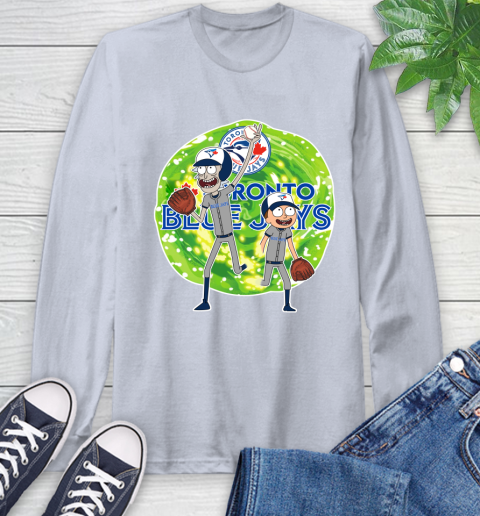 MLB Toronto Blue Jays Rick And Morty Baseball Sports Long Sleeve T-Shirt 6
