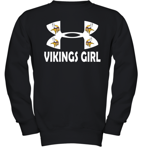 NFL Minnesota Vikings Girl Under Armour Football Sports - Rookbrand