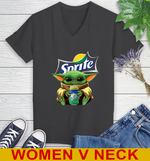 Star Wars Baby Yoda Hugs Sprite Soft Drink Shirt 85