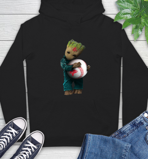 MLB Groot Guardians Of The Galaxy Baseball Sports Boston Red Sox Hoodie 3 MLB Groot Guardians Of The Galaxy Baseball Sports Boston Red Sox Hoodie - Image 3