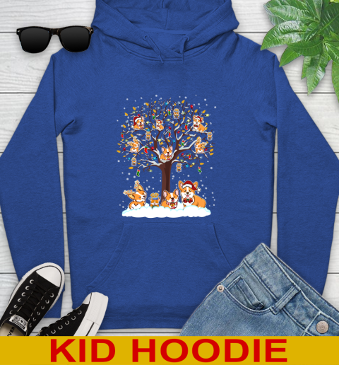Corgi dog pet lover light christmas tree shirt 137