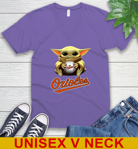 MLB Baseball Baltimore Orioles Star Wars Baby Yoda Shirt 57