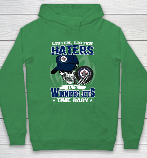 Listen Haters It is JETS Time Baby NHL Hoodie 5