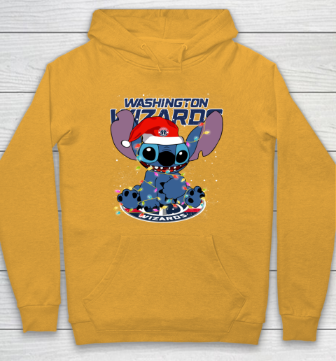 Washington Wizards NBA noel stitch Basketball Christmas Hoodie 2